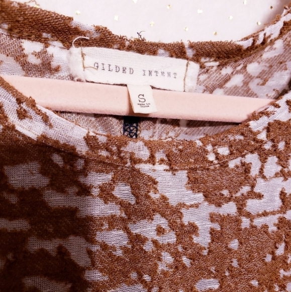 Burnout Tee * Anthropologie * Gilded Intent * Sz S * - Picture 5 of 8